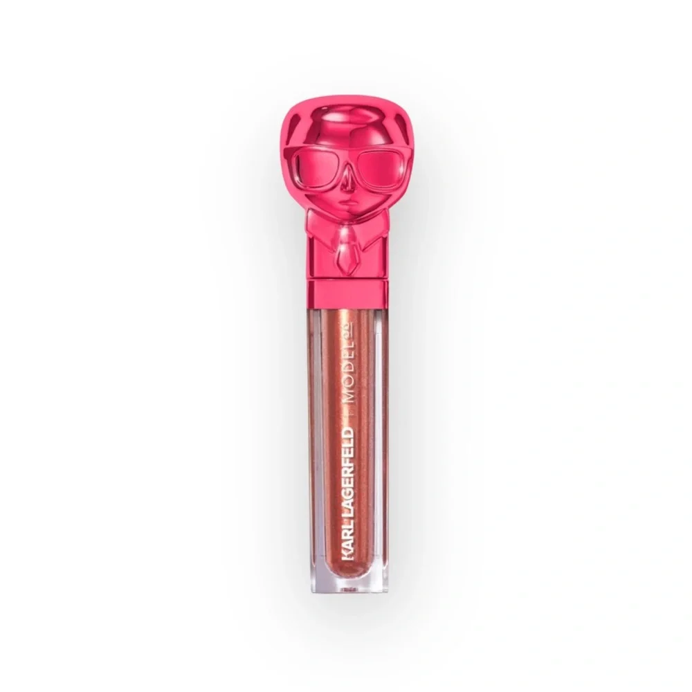 new Karl Lagerfeld x Modelco ᨎ Lip Lights Special FX Top Coat Gloss ᨎ Rhumba ᨎ